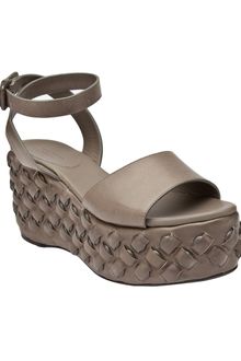 Bottega Veneta Flat Wedge Sandal - Lyst