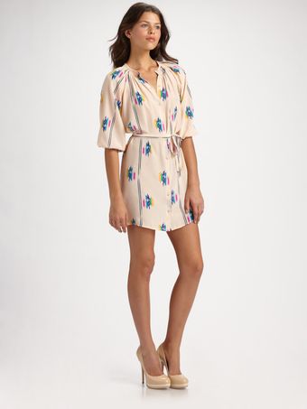 Tucker Aztec Mini-dress - Lyst