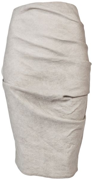 La Petite Salope Rouched Skirt - Lyst