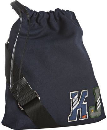 Prada Baltic Canvas Kj Letter Convertible Duffel Bag - Lyst