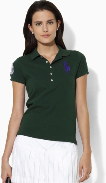 Ralph Lauren Tennis Skinny-fit Wimbledon Polo in Green (pine) | Lyst