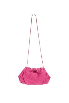Zagliani Python Skin Shoulder Bag - Lyst