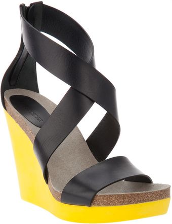 Jil Sander Wedge Sandal - Lyst