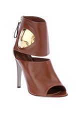 Sergio Rossi Peep Toe Boot