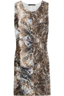 Aminaka Wilmont Printed Silk Dress - Lyst