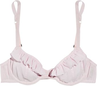 Burberry Silk-georgette Underwired Bra - Lyst