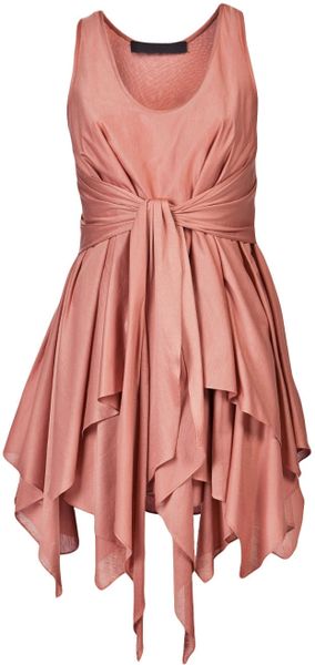 Jen Kao Gleaners Tank Dress in Pink (rose) - Lyst