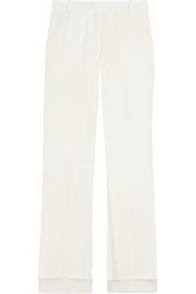 3.1 Phillip Lim High-waisted Silk-twill Flared Pants - Lyst