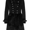 Burberry Prorsum Woolblend and Rabbit Coat in Black - Lyst