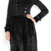 Burberry Prorsum Woolblend and Rabbit Coat in Black - Lyst