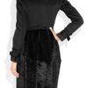 Burberry Prorsum Woolblend and Rabbit Coat in Black - Lyst