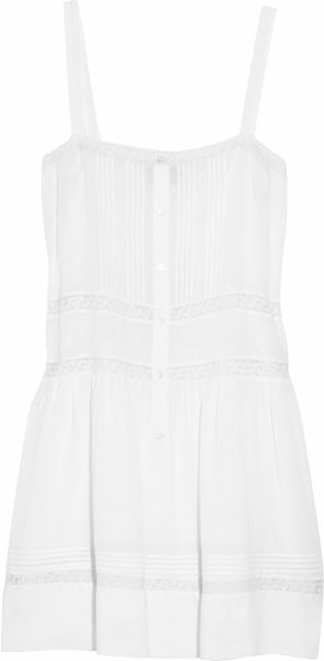 By Malene Birger Haljjo Lace-trimmed Dress - Lyst