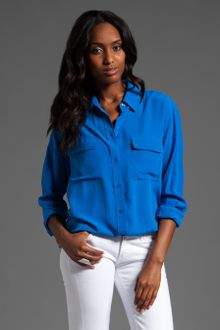 Equipment Signature Blouse - Lyst