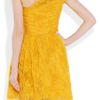 Issa Lace Oneshoulder Dress in Yellow (sunflower) - Lyst