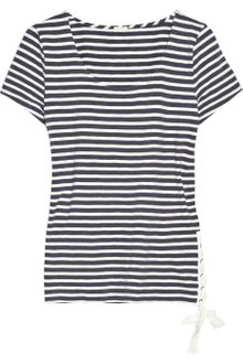 J.Crew Striped Cotton T-shirt - Lyst