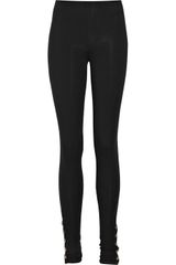 Juicy Couture Buttoned Cotton-jersey Leggings