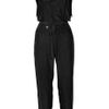 Markus Lupfer Washedsilk Jumpsuit in Black - Lyst