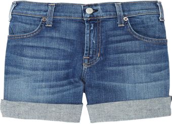 Textile Elizabeth And James Nell Mid-rise Stretch-denim Shorts - Lyst
