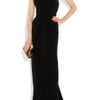Zac Posen Stretchjersey Strapless Gown in Black - Lyst