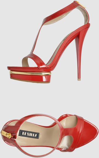 Le Silla Platform Sandals - Lyst