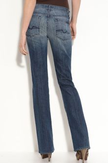 7 For All Mankind Bootcut Stretch Jeans Los Angeles Wash - Lyst