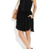 A.l.c. Marni Drawstring Silk Dress in Black - Lyst