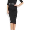 Donna Karan New York Cowlneck Stretchjersey Dress in Black - Lyst