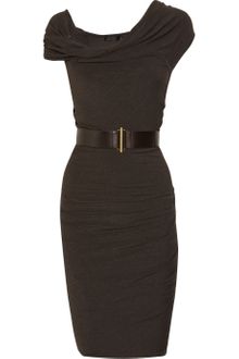 Donna Karan New York Asymmetric Stretch-jersey Dress - Lyst
