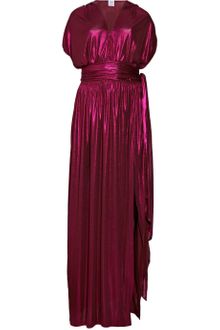 Halston Heritage Lamé Maxi Dress - Lyst