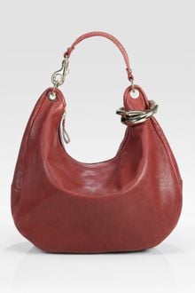 Jimmy Choo Solar Leather Hobo Bag - Lyst