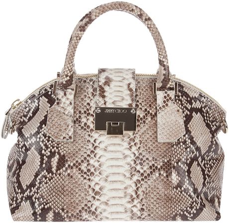 Jimmy Choo Rosa Python Bag in Animal (natural) - Lyst