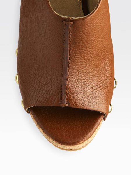 michael kors cork wedges