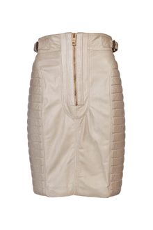 Burberry Prorsum Quilted Biker Skirt - Lyst