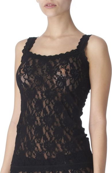 lacy black camisole