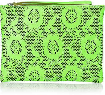  Laser-cut Leather Clutch 