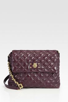 Marc Jacobs Lacquered Quilting Leather Bag - Lyst