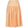 Valentino Vintage Vintage Linen Skirt in Orange - Lyst