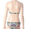 Mara Hoffman Aztec Print Frill Bandeau Bikini in Green (pink) - Lyst