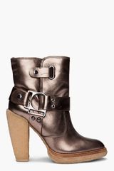 Belle By Sigerson Morrison Shearling Platform Booties