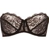 Deborah Marquit Strapless Lace Bra in Black - Lyst