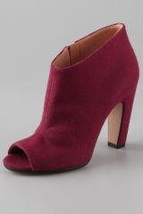 Maison Martin Margiela Open Toe High Heel Booties