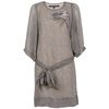 French Connection Womens Pick And Mix Beading Dress Milka Black Print in Gray (black) - Lyst