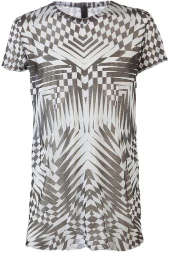 Gareth Pugh Short Sleeve Print Tee - Lyst