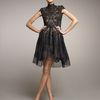 Stella Mccartney Lace Fullskirt Dress in Black - Lyst