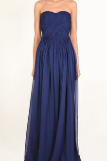 Tibi Silk Chiffon Strapless Gown - Lyst