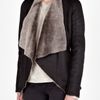 Vince Shearling Cascade Jacket in Black - Lyst