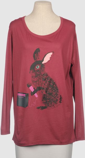 Paul & Joe Sister Long Sleeve Tshirt in Red (blue) - Lyst