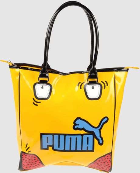 puma yellow bag