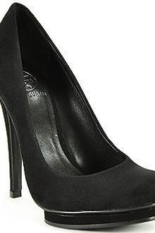 Tory Burch Jude - Black Suede Platform Pump - Lyst