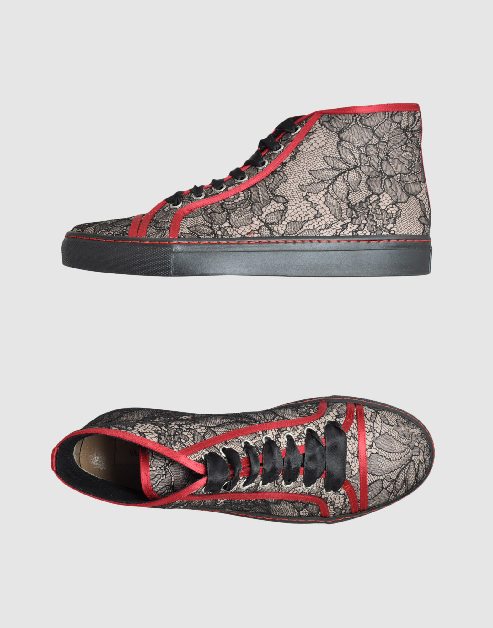 Valentino Hightop Sneaker in Black Lyst